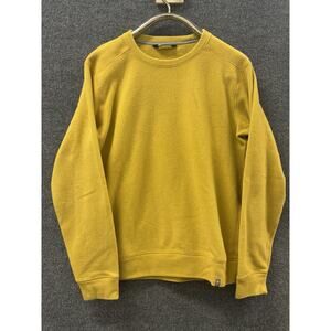 Stio Men's Medium Yellow Turpin Fleece Crewneck Pullover Sweatshirt